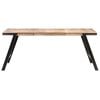 vidaXL Mesa de comedor de madera maciza de mango 180x90x76 cm