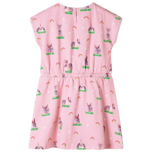 Vestido infantil rosa claro 116