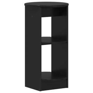vidaXL Armario auxiliar Negro Madera de ingenier&iacute;a