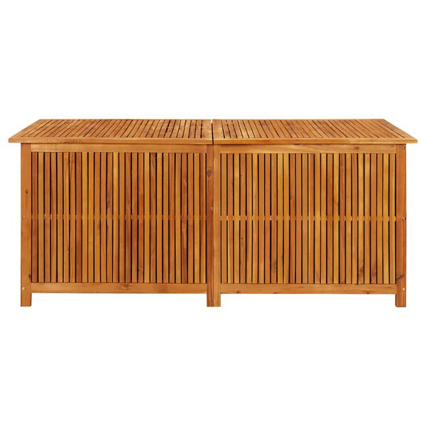 vidaXL Caja de almacenaje de jardín madera maciza acacia 175x80x75 cm