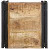 vidaXL Mesa de centro 40x40x35 cm madera maciza de mango rugoso