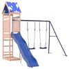 vidaXL Parque infantil de exterior madera maciza de abeto Douglas