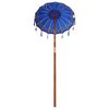 vidaXL Parasol Balinés Azul 95 x 95 x 260 cm Algodón