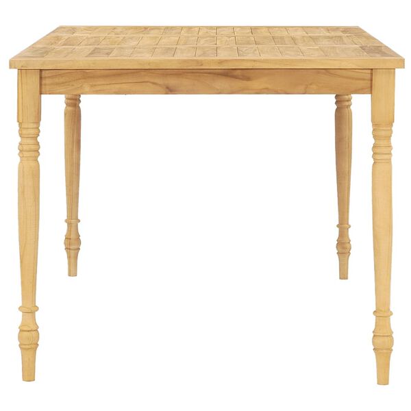 vidaXL Juego de comedor para jard&iacute;n 7 piezas teca maciza y cojines