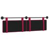 vidaXL Cabecera Colgante Rojo vino 190 x 55 x 5 cm Terciopelo
