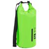 vidaXL Bolso acu&aacute;tico impermeable con cremallera PVC verde 20 L
