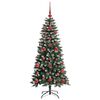 vidaXL &Aacute;rbol de Navidad artificial Verde 120 cm PVC, Pl&aacute;stico y Acero