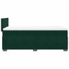 vidaXL Cama box spring con colch&oacute;n terciopelo verde oscuro 90x200 cm
