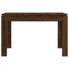 vidaXL Mesa de comedor madera de ingeniería marrón roble 120x60x76 cm