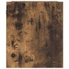 vidaXL Mesillas de noche de pared 2 uds roble ahumado 38x34x40 cm