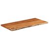 vidaXL Encimera de ba&ntilde;o rectangular madera maciza acacia 120x60x3,8 cm
