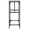 vidaXL Mesa consola madera de ingenier&iacute;a gris Sonoma 100x32x75 cm