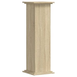 vidaXL Soportes de plantas madera ingenier&iacute;a roble Sonoma 33x33x100 cm