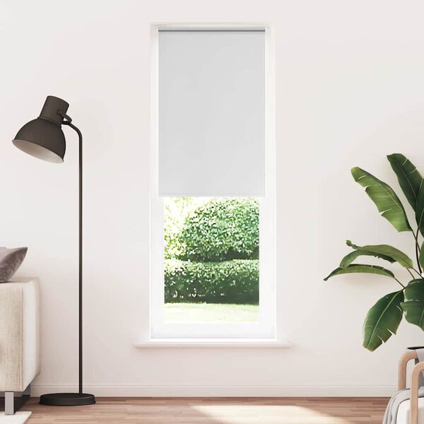 vidaXL Estor Enrollable Opaco Blanco 80x210 cm Tela Ancho 75,7 cm
