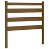 vidaXL Cabecero de cama madera maciza de pino marr&oacute;n miel 81x4x100 cm