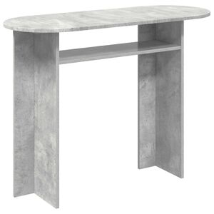 vidaXL Mesa Consola Gris Hormig&oacute;n 100 x 39,5 x 75 cm