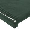 vidaXL Cama box spring con colch&oacute;n terciopelo verde oscuro 100x200 cm