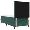 vidaXL Cama tipo Box Spring Verde oscuro 80 x 200 cm Terciopelo