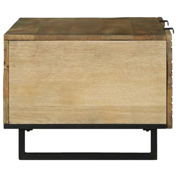 vidaXL Mesa de Café Marrón y Negro 100 x 54 x 40 cm