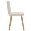 vidaXL Sillas de comedor 4 unidades lino