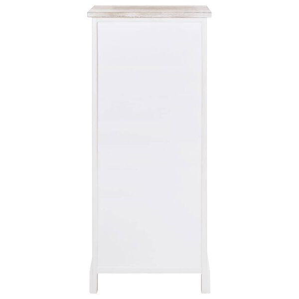 vidaXL Armario auxiliar de madera de paulownia 38x28x86 cm