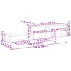 vidaXL SoportedeTVdepared 150x25x28,5cm Madera contrachapada