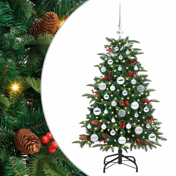 vidaXL &Aacute;rbol de Navidad artificial Verde 120 cm PVC, Metal y Pl&aacute;stico