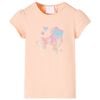 Camiseta infantil naranja claro 128