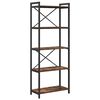 vidaXL Estante de libros 60 x 30 x 155 cm Madera de ingenier&iacute;a