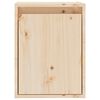 vidaXL Armario de pared de madera maciza de pino 30x30x40 cm