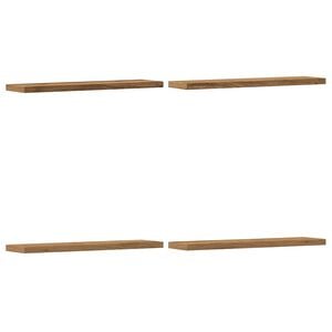 vidaXL Estantes pared 4 ud madera ingenier&iacute;a roble artisan 40x10x1,5cm