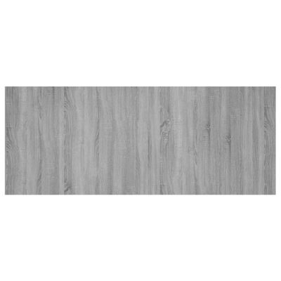vidaXL Cabecero de cama madera contrachapada gris Sonoma 200x1,5x80 cm