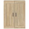 vidaXL Armario colgante de pared roble Sonoma 69,5x32,5x90 cm