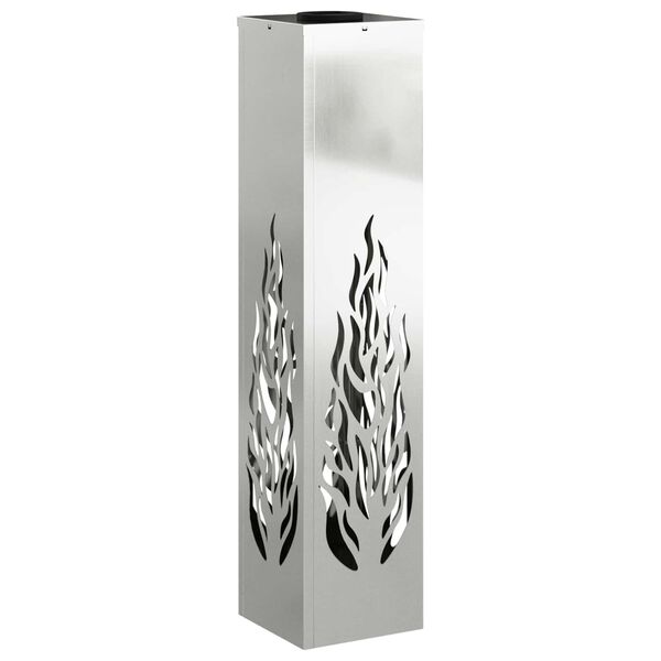 vidaXL Luz de camino LED solar 2 pcs Plateado Acero galvanizado