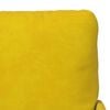 vidaXL Sof&aacute;s con coj&iacute;n 55cm Amarillo Madera contrachapada