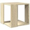 vidaXL Mesa de centro madera de ingenier&iacute;a roble Sonoma 32x32x30 cm