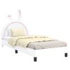vidaXL Estructura de cama con cabecera 80 x 200 cm PU