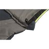 Outwell Saco de dormir Contour Lux cremallera a la derecha azul oscuro