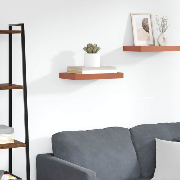 vidaXL Estante de pared Rojo 40 x 23,5 x 4 cm Madera de ingenier&iacute;a