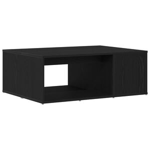 vidaXL Mesa de Caf&eacute; Roble Negro 90 x 67 x 33 cm Madera de ingenier&iacute;a