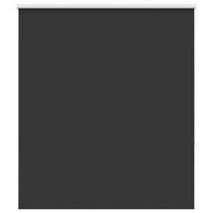vidaXL Estor Enrollable Opaco negro 120x175 cm Tela Ancho 116,6 cm
