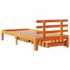 vidaXL Estructura de cama con cajones madera de pino marr&oacute;n 75x190 cm