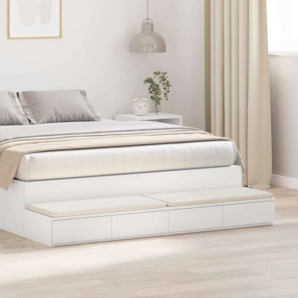 vidaXL Cajones de cama 140 x 36,5 x 16,5 cm Madera de ingeniería