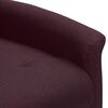 vidaXL Sill&oacute;n reclinable el&eacute;ctrico tela color morado