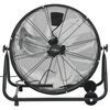 vidaXL Ventilador de tambor industrial negro 60 cm 172,5 W