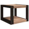 vidaXL Mueble de ba&ntilde;o madera maciza de teca 45x45x35 cm