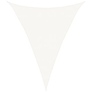 vidaXL Toldo de vela blanco HDPE 160 g/m&sup2; 5x6x6 m