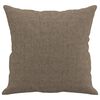 vidaXL Cojines decorativos 2 uds tela gris taupe 40x40 cm