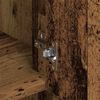 vidaXL Armario de Pared con estante Madera envejecida 80 x 33 x 80 cm