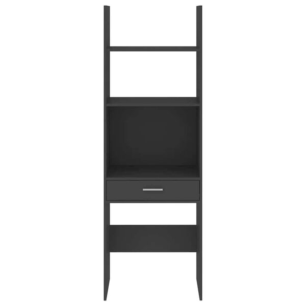 vidaXL Estanter&iacute;a de madera contrachapada gris 60x35x180 cm